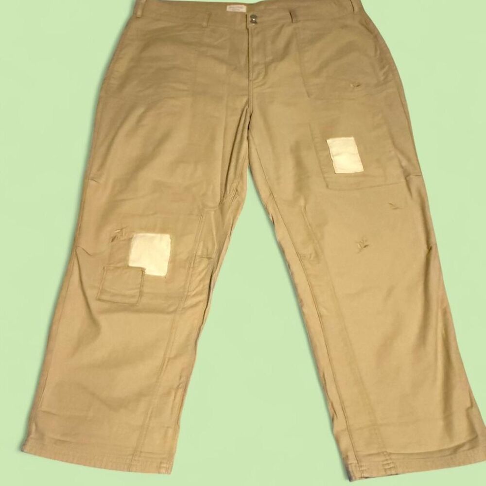 Anthropologie Pilcro The Camp Wanderer Patchwork Pants - Plus Size 22W - NWOT - Picture 2 of 13